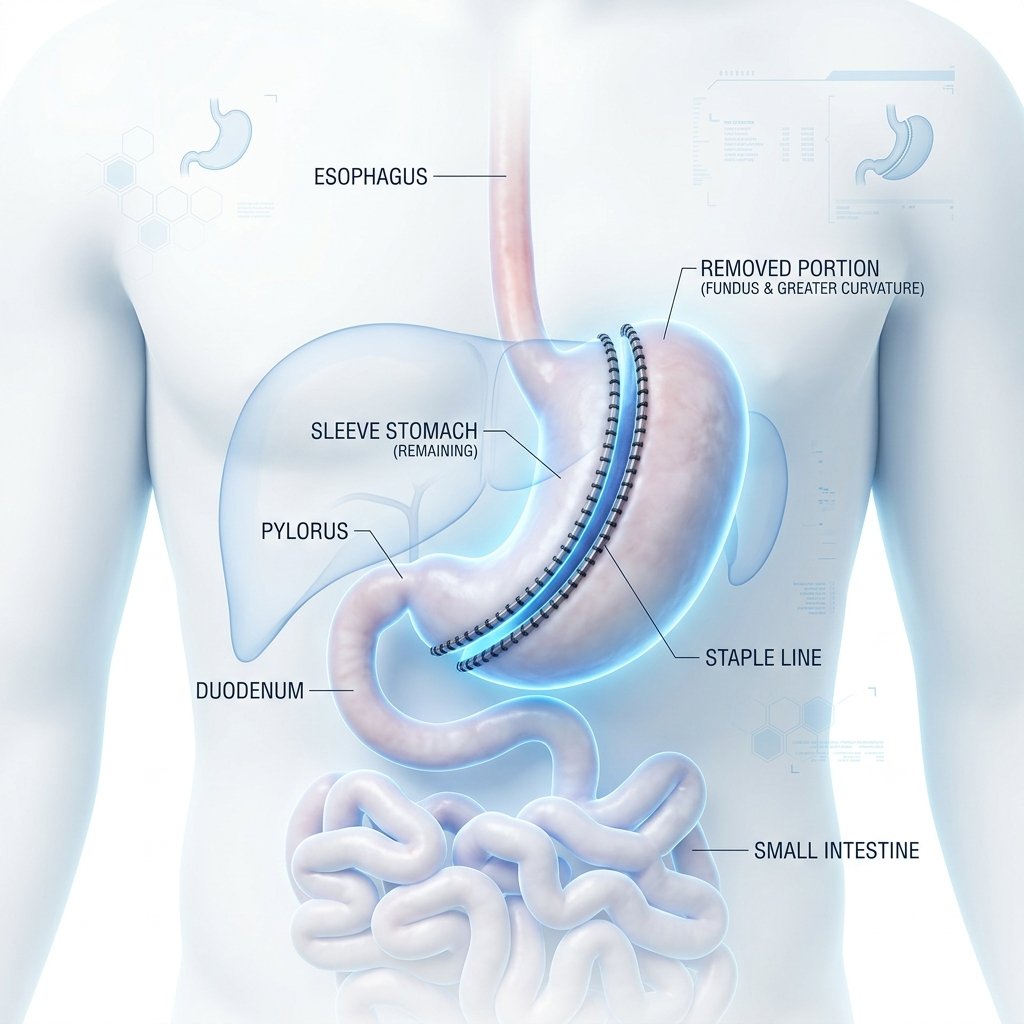 Tüp Mide Ameliyatı Görsel Anlatım